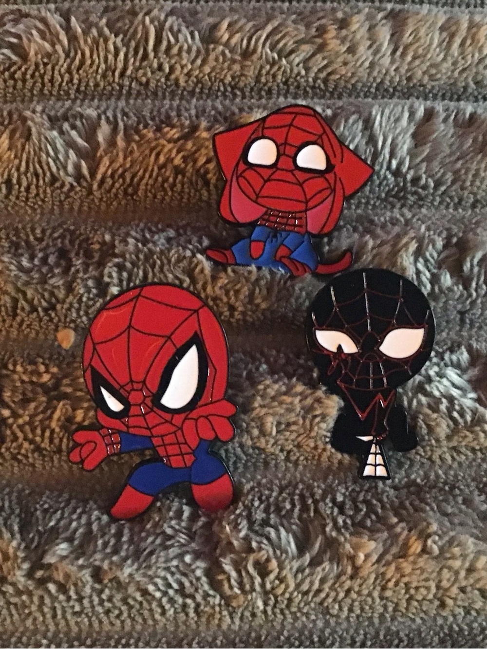 Spider-Man magnet set. Set of three magnets.